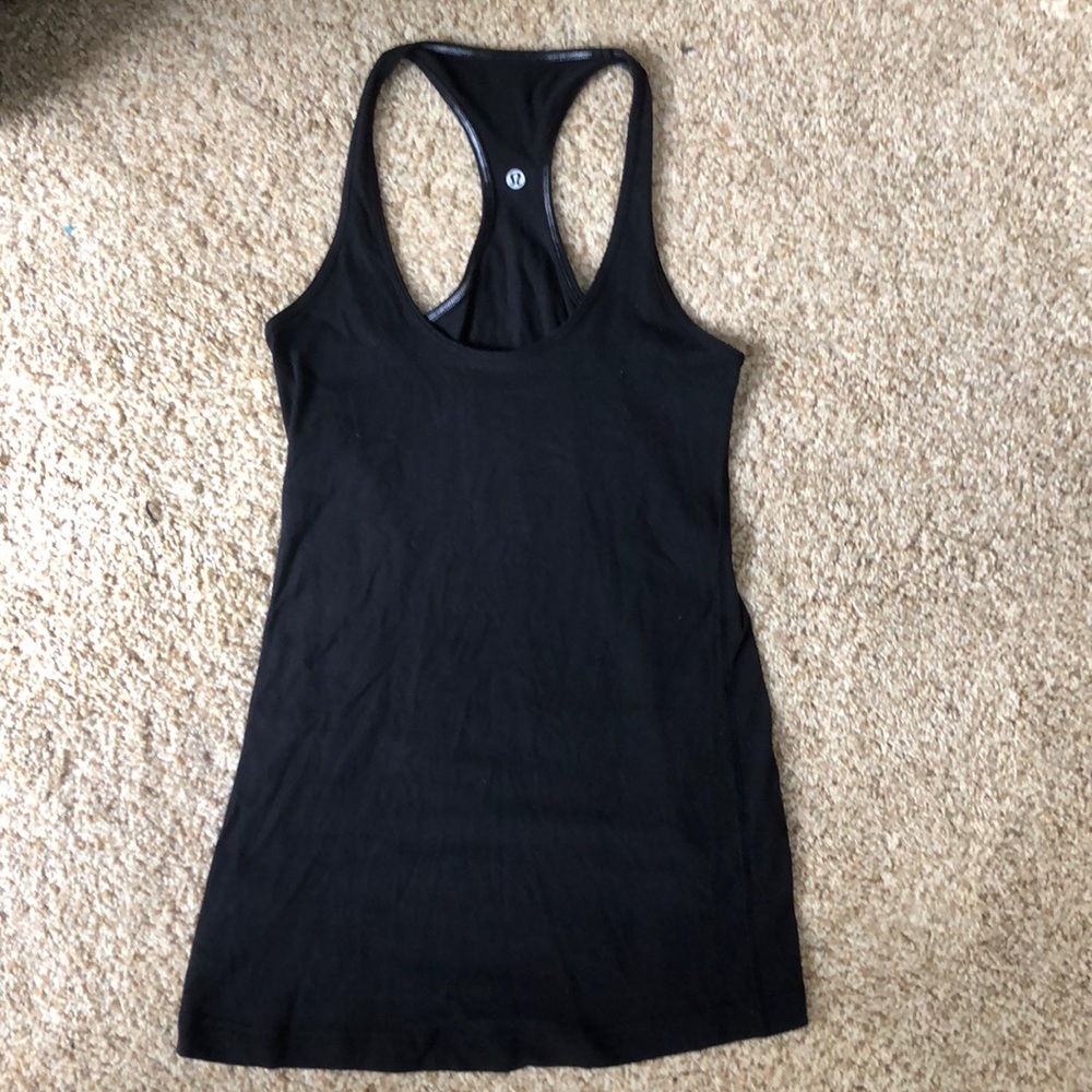 Lululemon Black Racerback Tank
